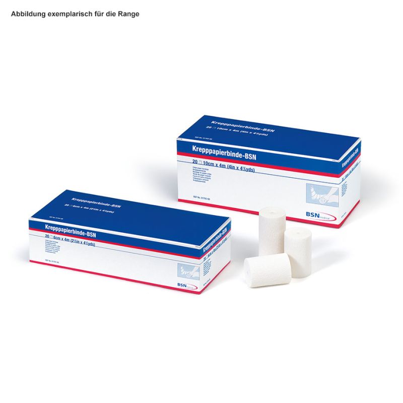 Krepp-Papierbinde-BSN, 4 m x 6 cm